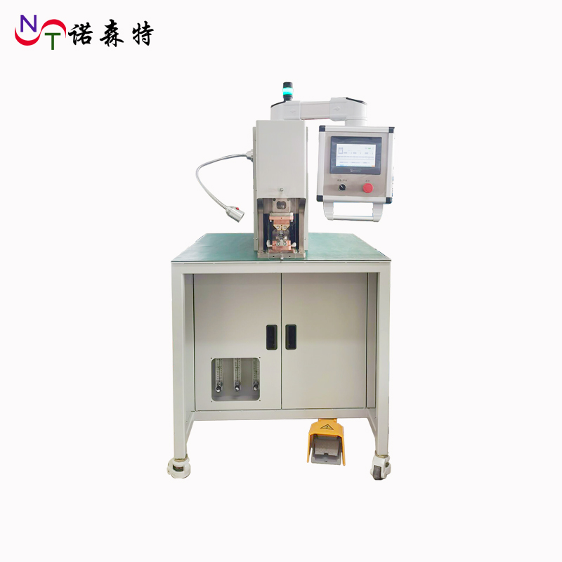 銅線壓方整形焊接機-汽車線束壓方形焊接